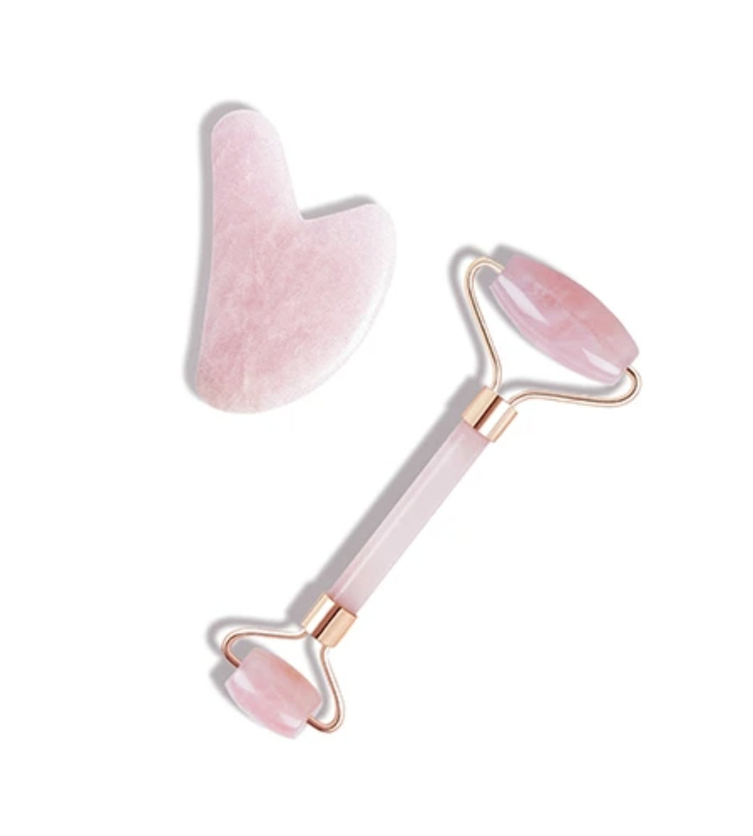 Rose quartz set